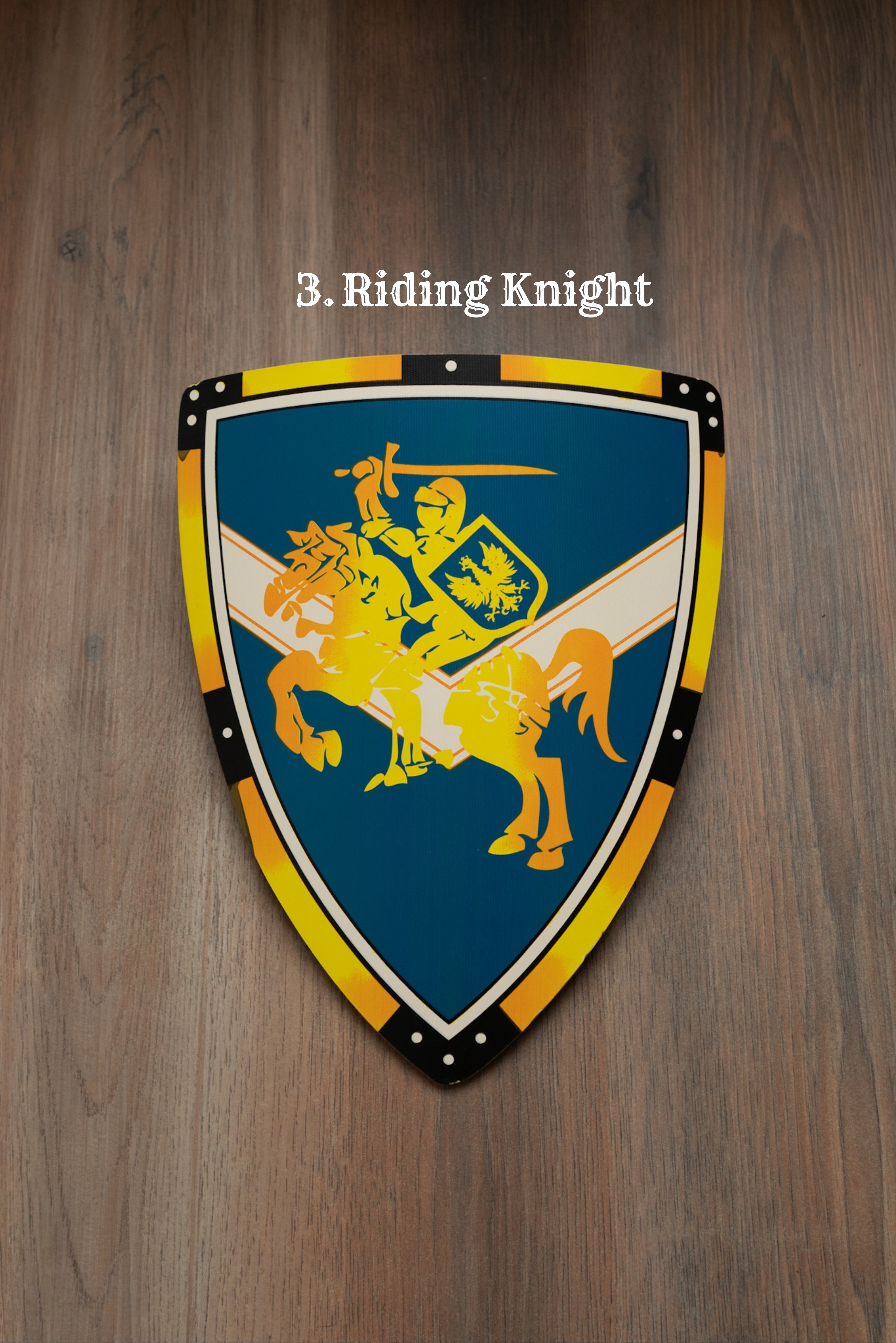 Kids Wooden Medieval Play Set | 2 swords 2 shields | Mix & Match