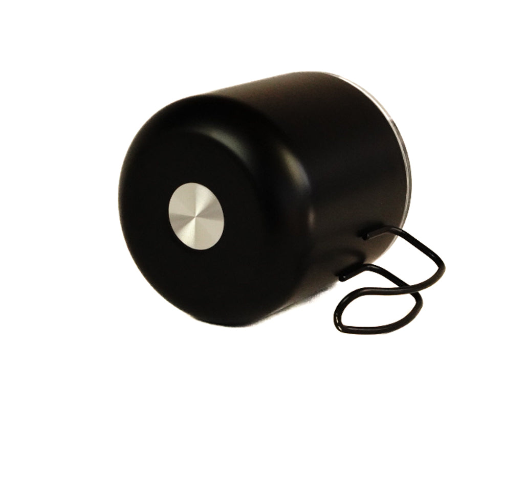 Double Walled Black Stainless Steel Mug