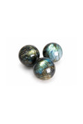 Hand Carved Natural Labradorite Spheres - Size Varying