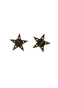 Small Steel Star Hinge with Bronze Finish - Set of 2