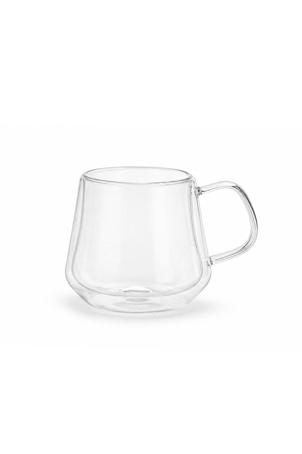 Curved Angled Double Walled Mug