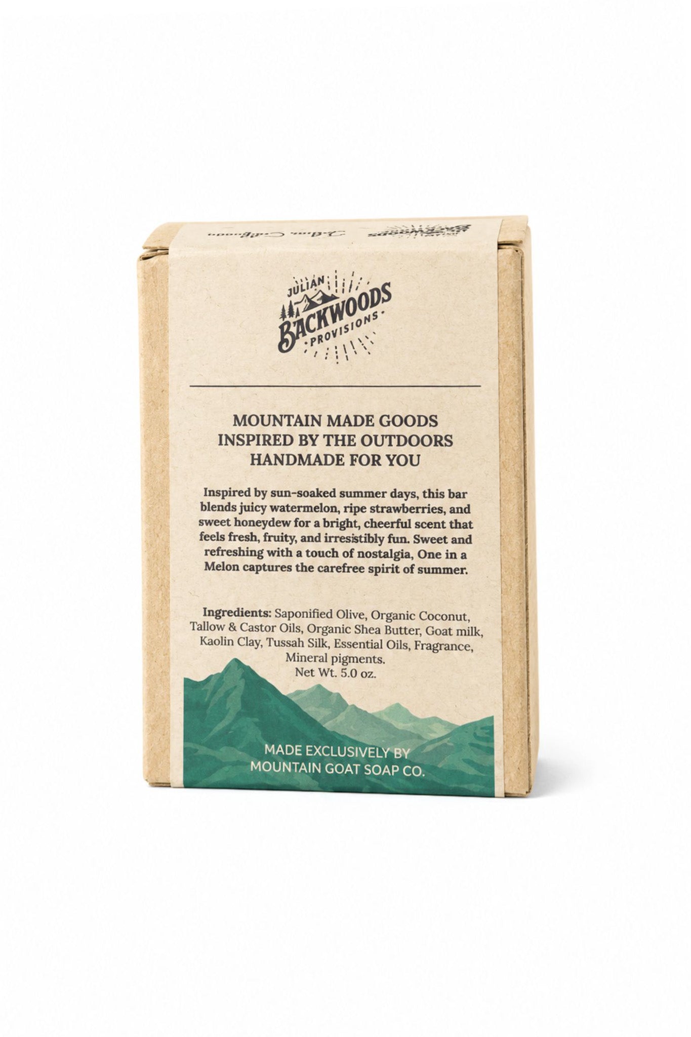 Backwoods Provisions Goat Milk Soap - One In A Melon