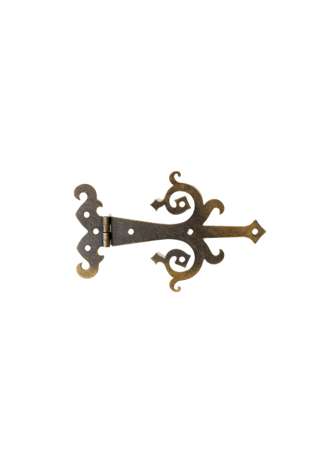 6" Medieval Bronze Finish Strap Hinges - Set of 2