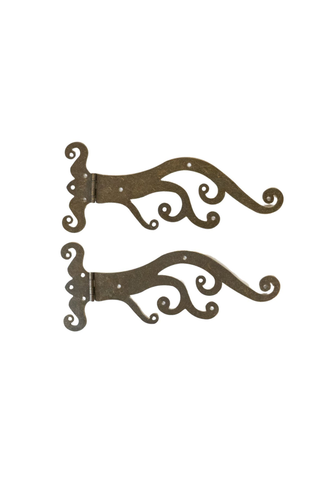 Wave Motif Strap Matching Hinges - Set of 2