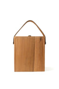 Foldable Cutting / Serving / Picnic Board with Magnetic Internal Utensil Storage and Leather Handles