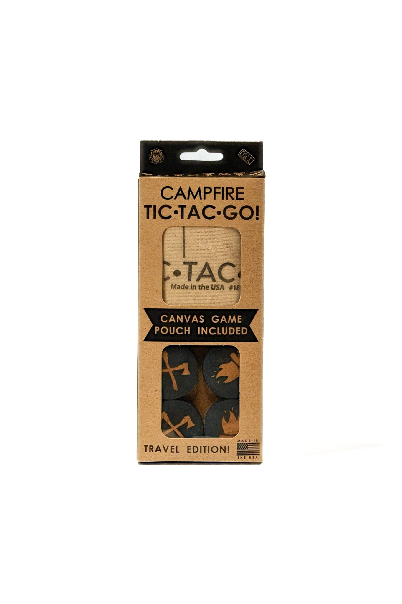 Campfire Tic Tac Toe Game - Travel Edition