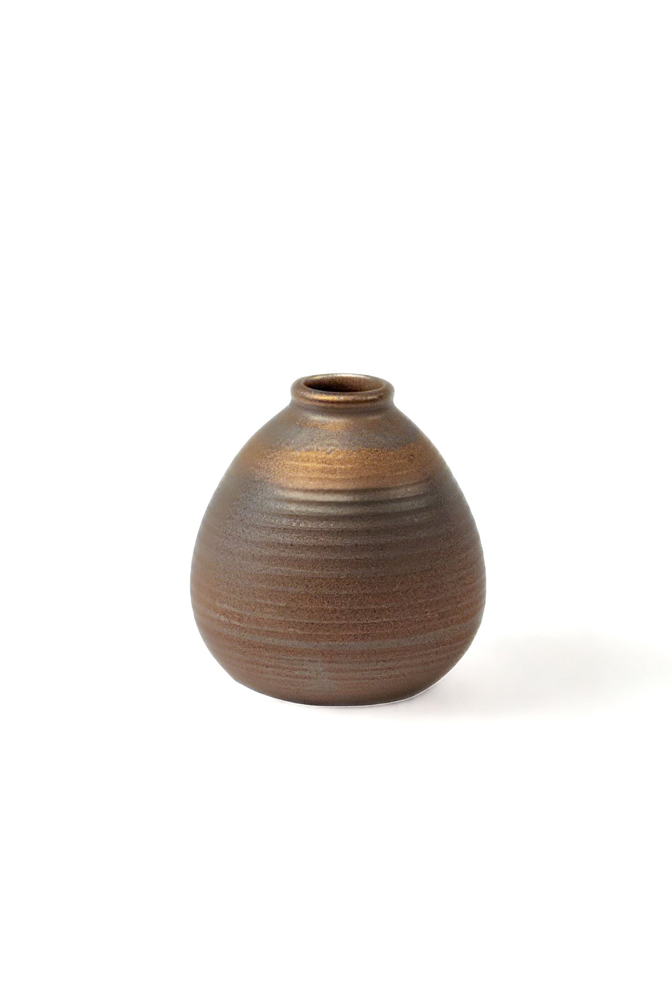 Miniature Round Abstract Ceramic Vase