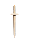 Sturdy Wooden Sword - No Finish - for DIY Paint or Stain