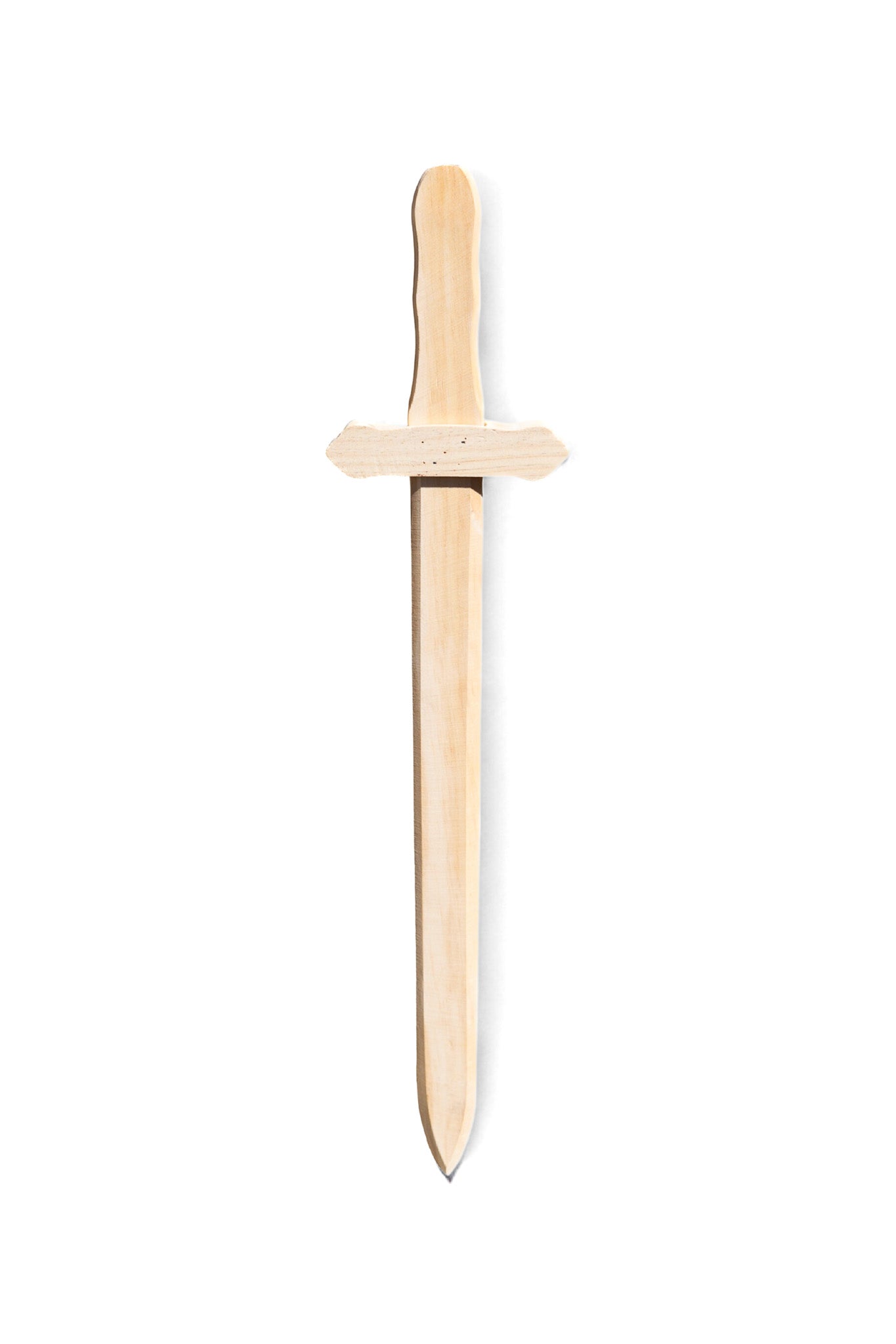 Sturdy Wooden Sword - No Finish - for DIY Paint or Stain