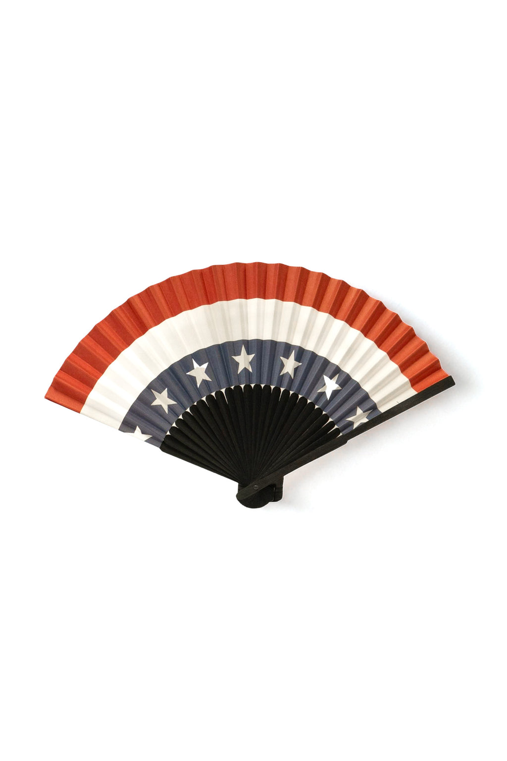 Red, White, and Blue Accordion Paper Fan