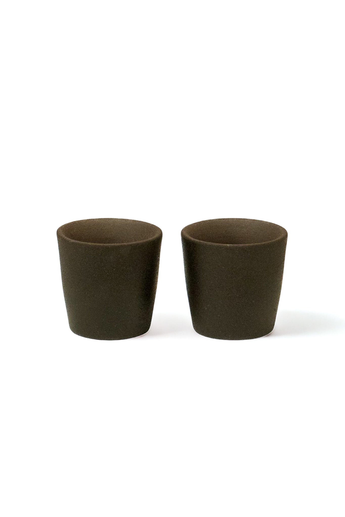 Sleek Matte Stoneware Shot Glasses
