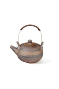 Bronze Layer Glaze Eastern Teapot with Brass Handle
