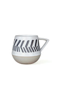 Modern Abstract Geometric Two Toned Mug