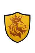 Handmade 18" Lion Heater Shield For Costume, Play or Wall Art