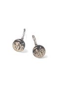 Vintage Inspired Stainless Steel Starry Mountain Drop Earrings