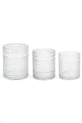 Elevated and Modern Bubbled Glassware