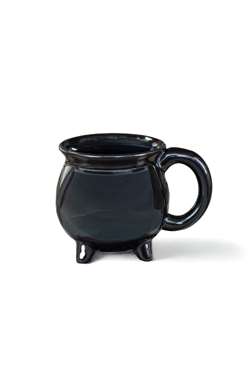 Black Cauldron Ceramic Coffee Mug Halloween Decor