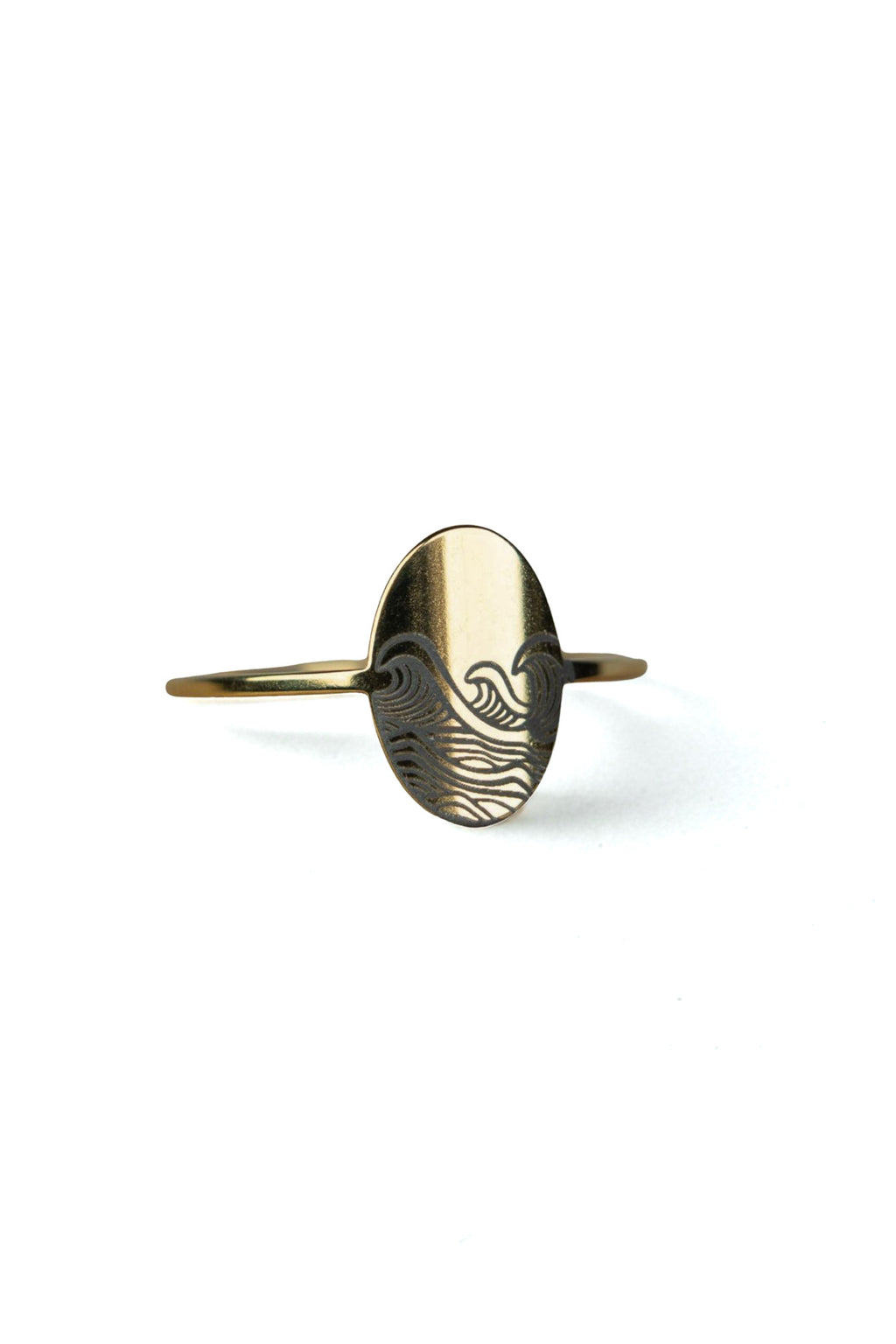Classic Oval Wave Ring
