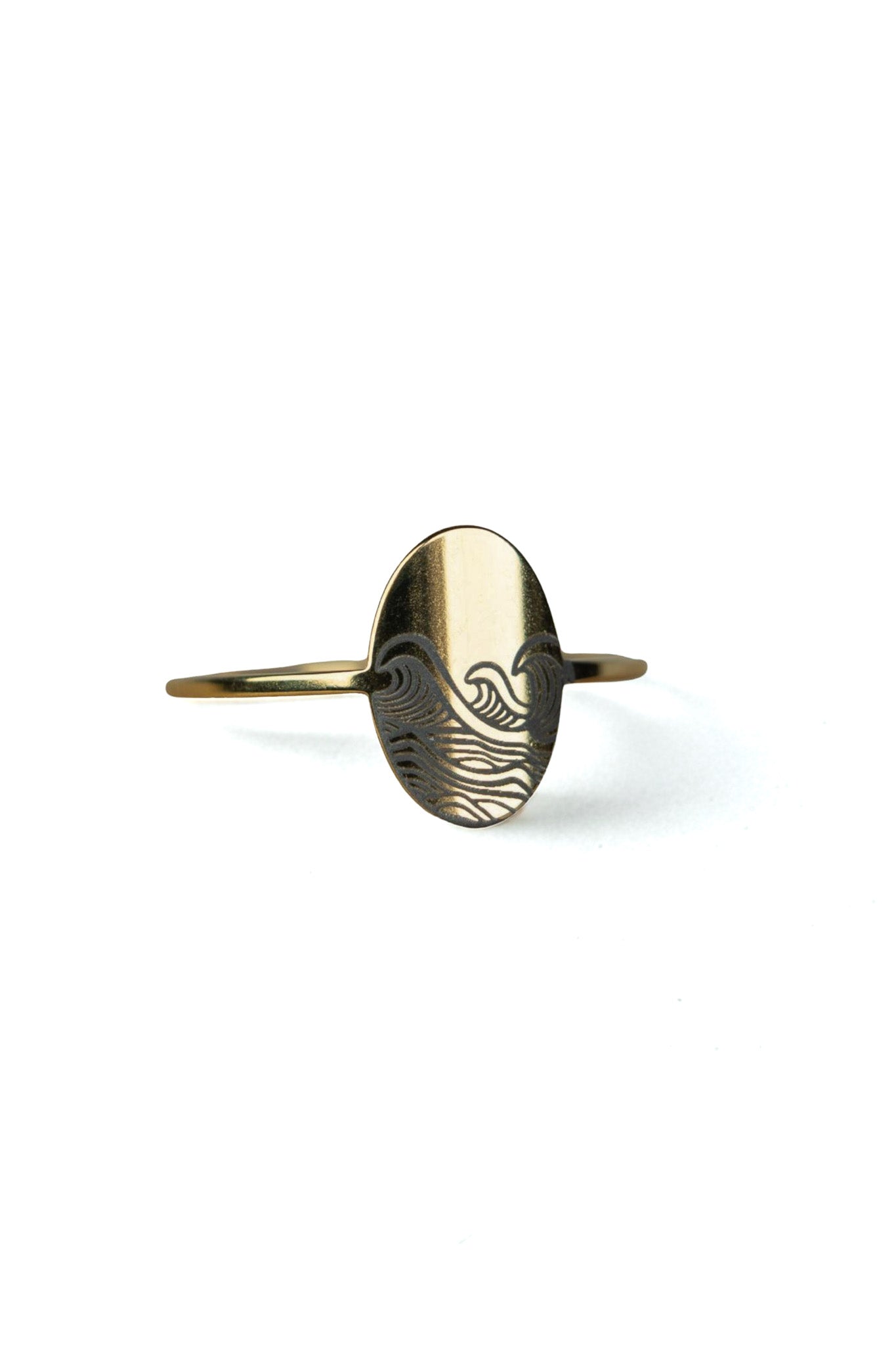 Classic Oval Wave Ring