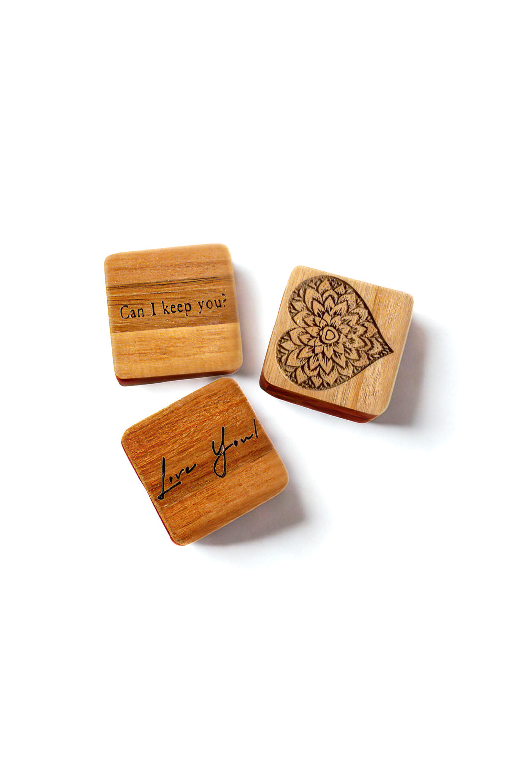 Unique Handmade Wooden Engagement Ring Box | Custom Engraving Available