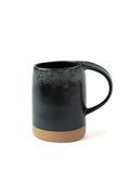 Black and Tan Stoneware Style Mug