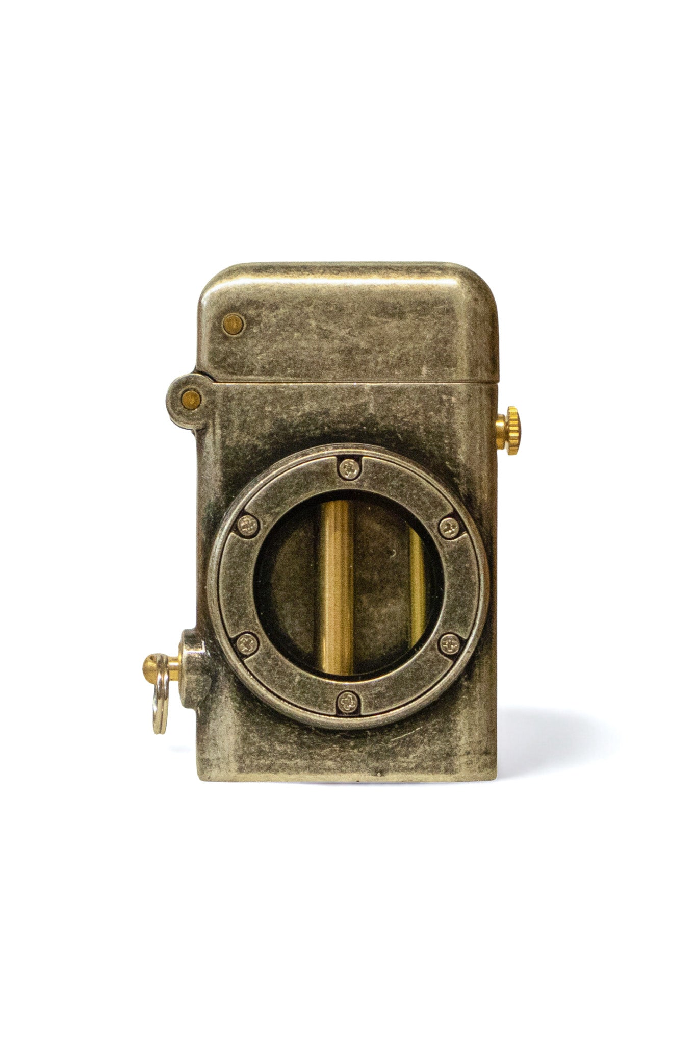 Antique Silver Porthole Lighter