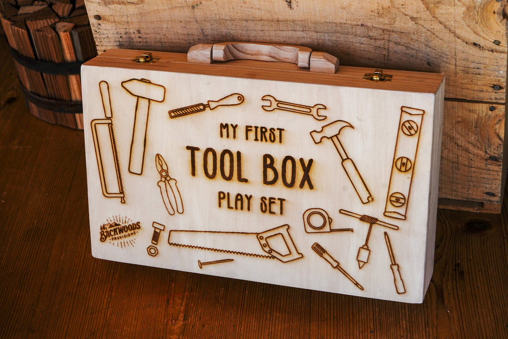 First Tool Box Backwoods Provisions First Tool Box Playset | Backwoods Provisions