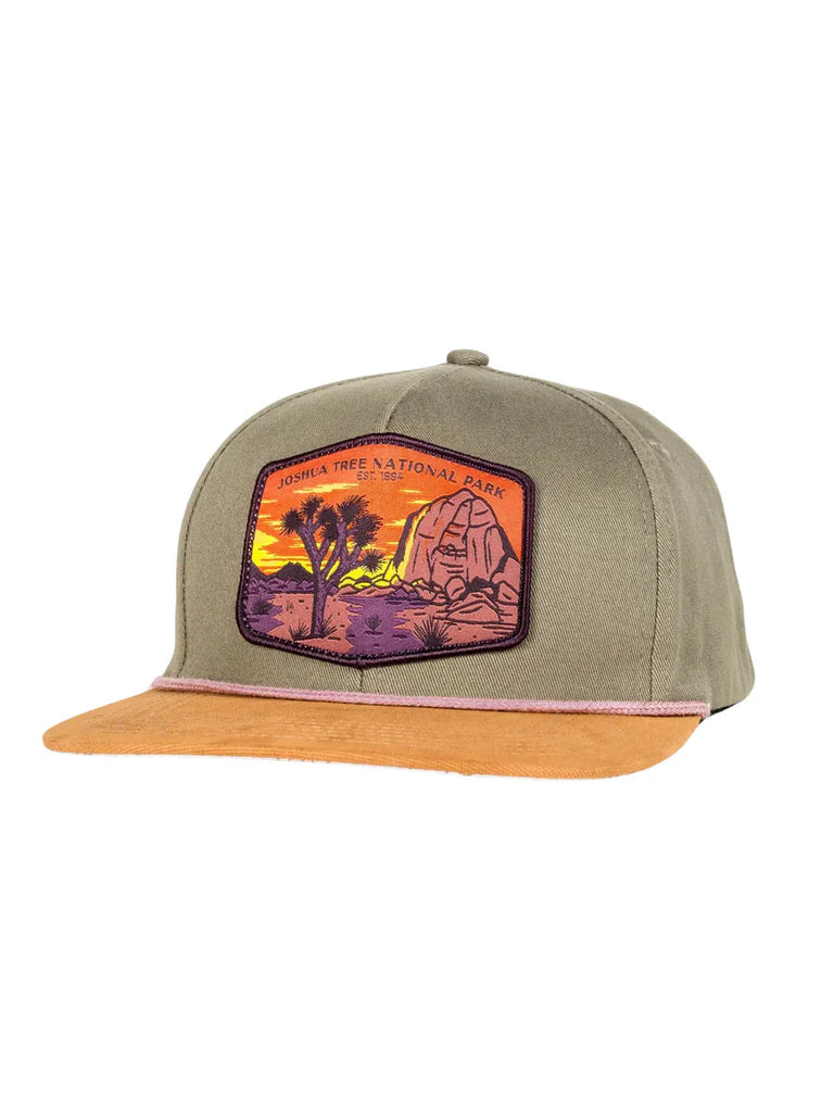 Sendero Provisions Co. Joshua Tree National Park Outdoor Snapback Hat - Grey and Orange