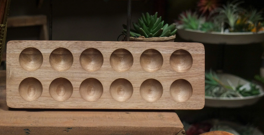 Natural Wooden Egg Holding Tray