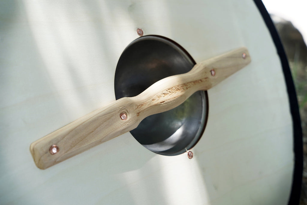 Stained Celtic Swirl Pattern Toy Shield with Steel Boss