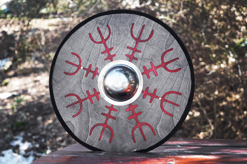 Laser Engraved 19" Toy Shield with Steel Umbo