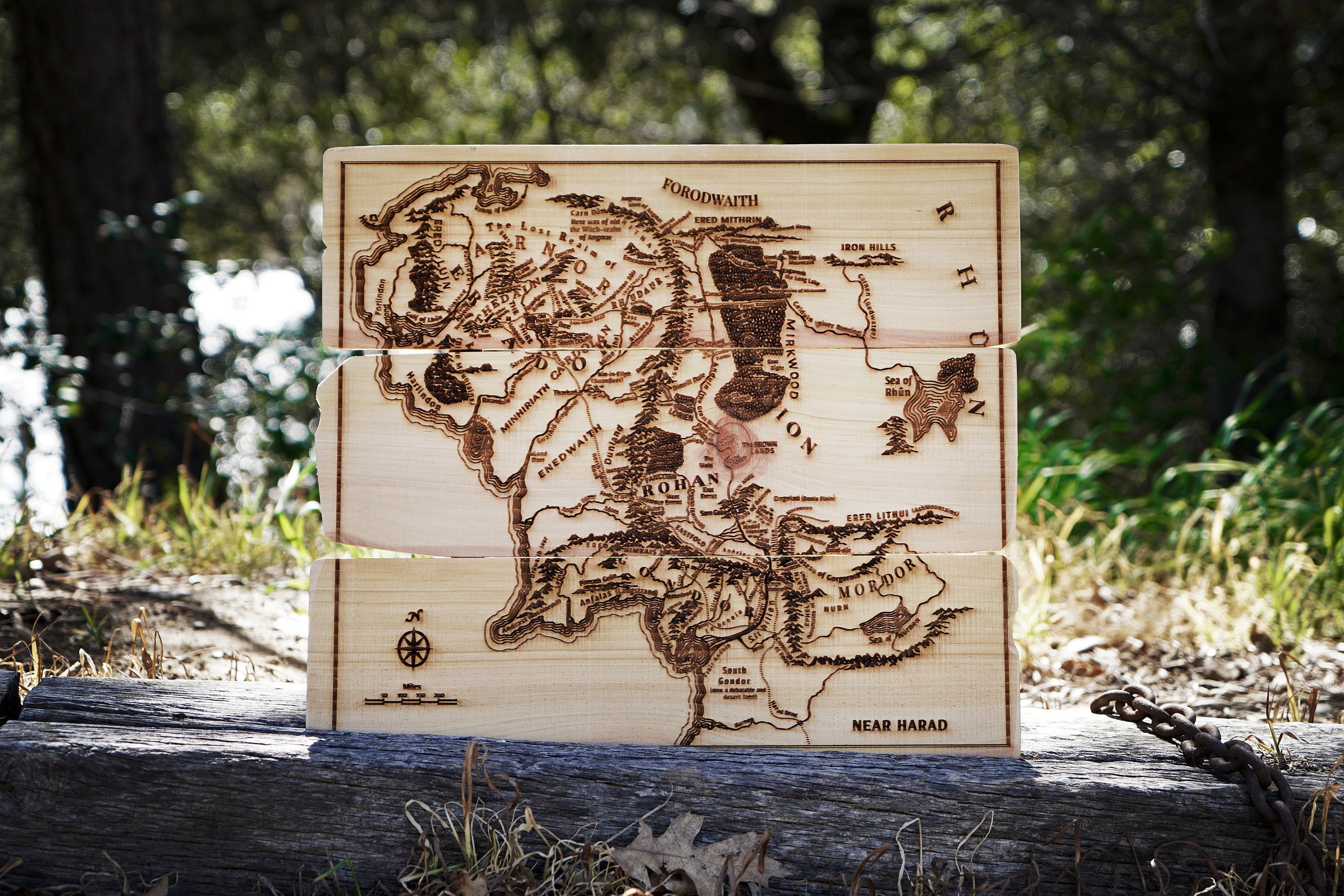 Customizable Wood Sign on Hand Crafted Cedar Board Blank - Provide Your Own Image