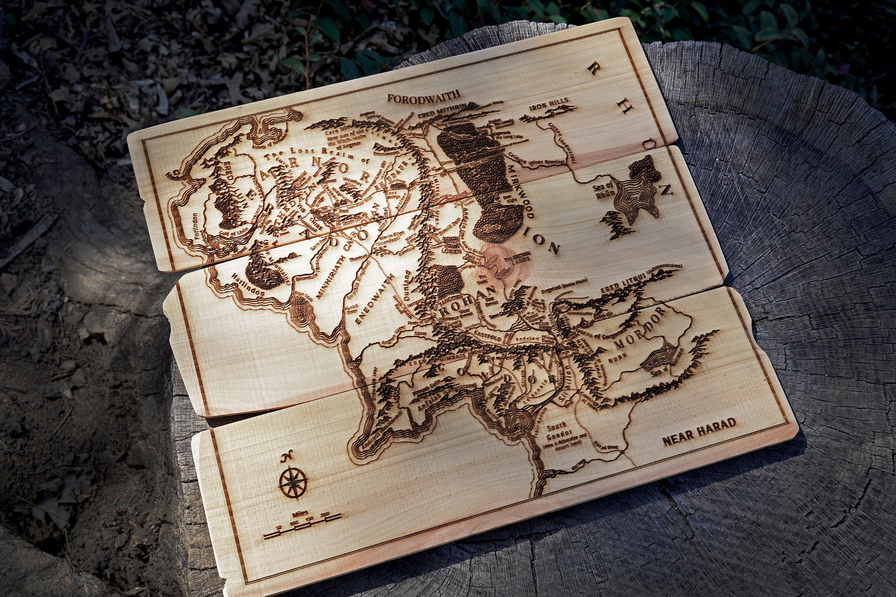 Customizable Wood Sign on Hand Crafted Cedar Board Blank - Provide Your Own Image