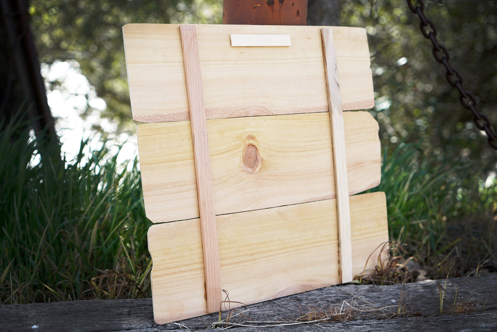 Customizable Wood Sign on Hand Crafted Cedar Board Blank - Provide Your Own Image