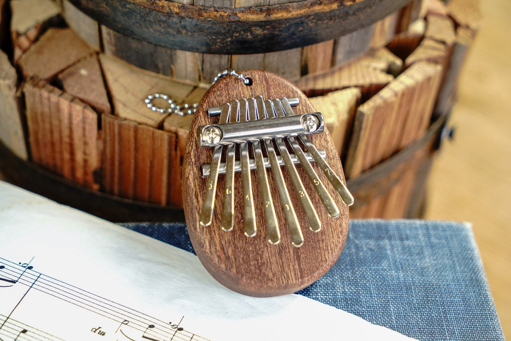 Miniature Personalized Kalimba With Key Chain