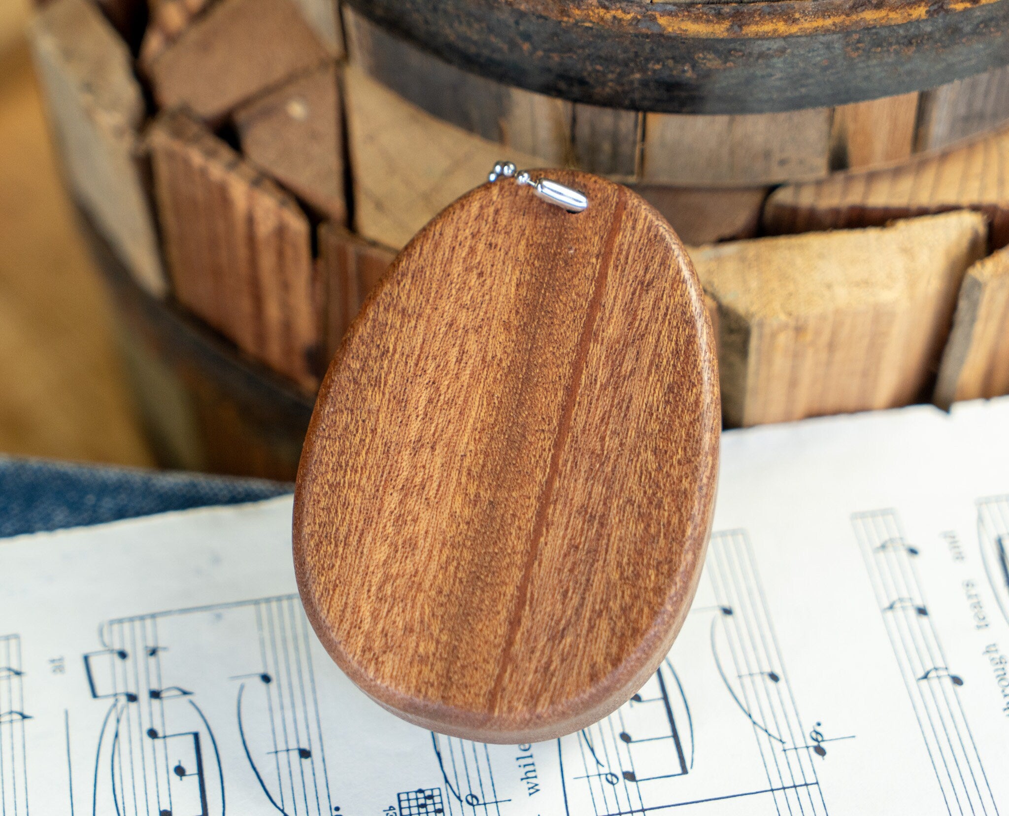 Miniature Personalized Kalimba With Key Chain