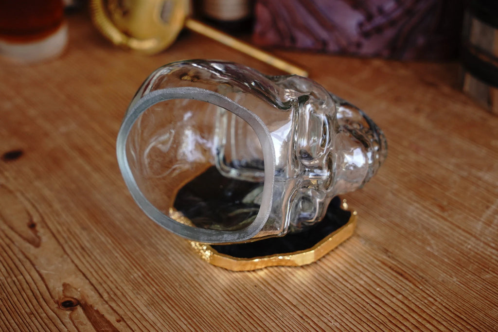 Skull Design Whiskey Glass