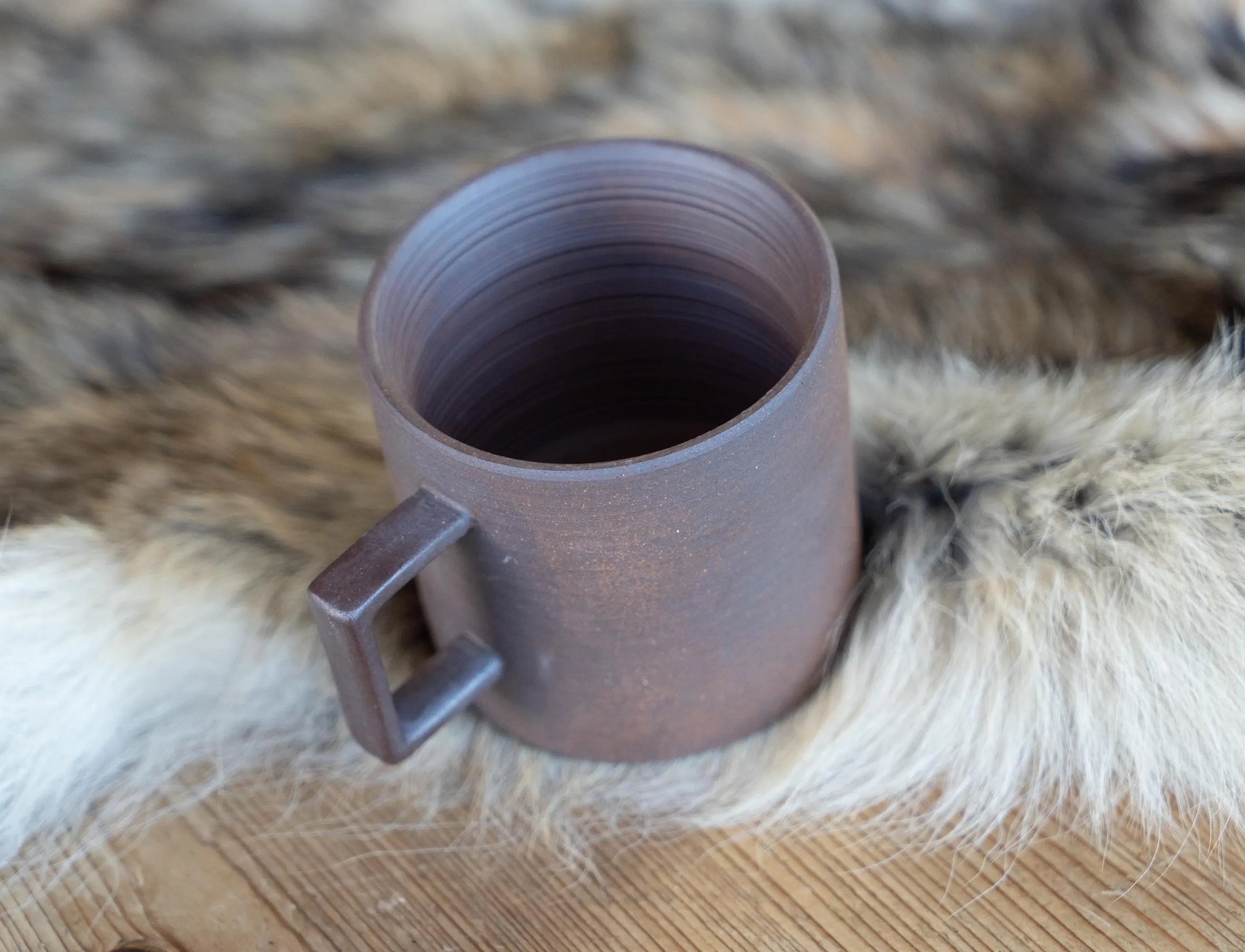 Rustic Ceramic Espresso Mug | Handmade Minimalist Stoneware Cup | Modern Pottery Tea Mug