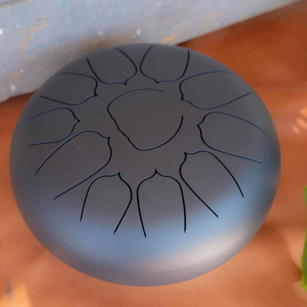 Steel Tongue Drum for Meditation & Sound Healing – 11-Note Handpan, Calming Zen Instrument with Mallets