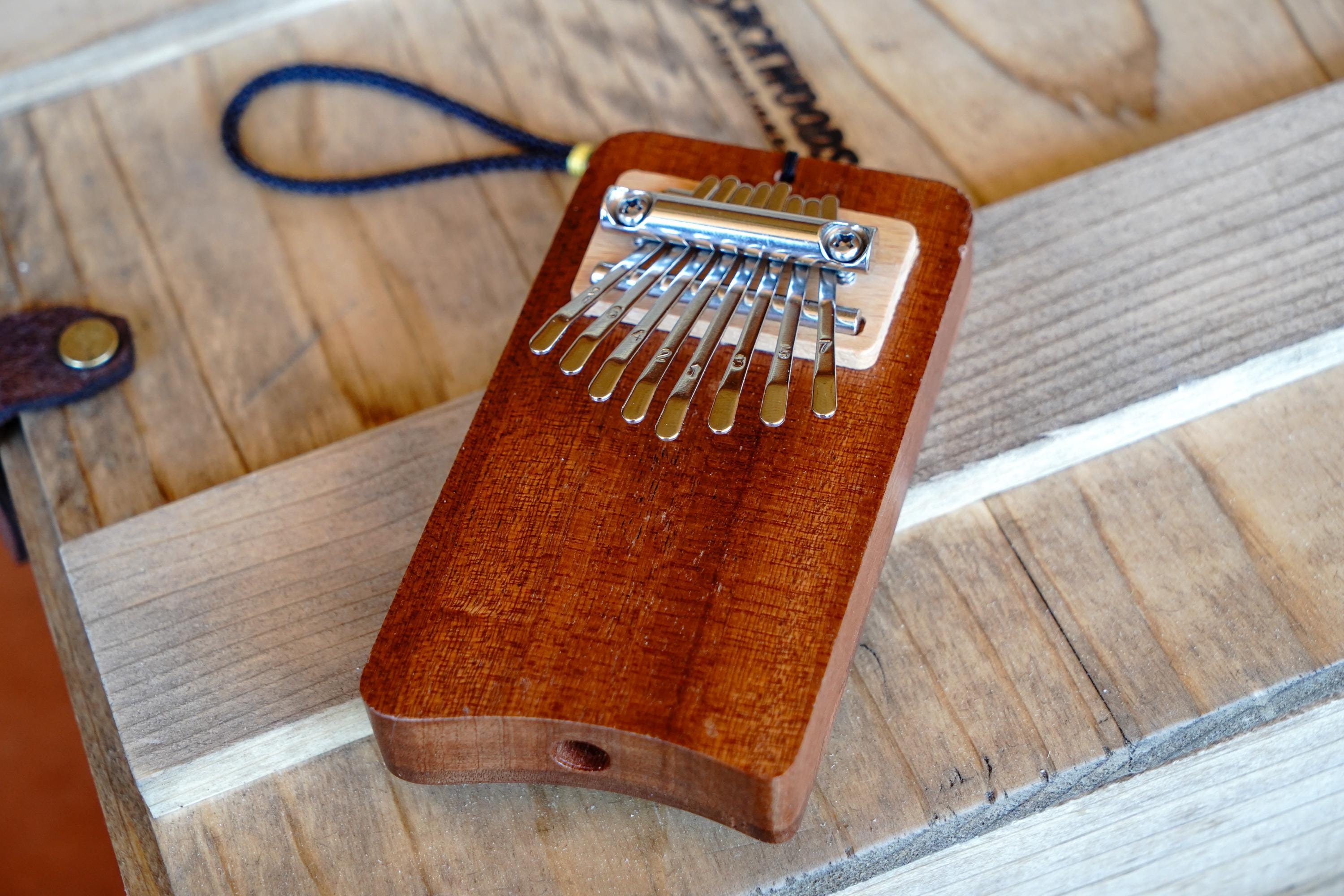 Mini Kalimba Thumb Piano Keychain
