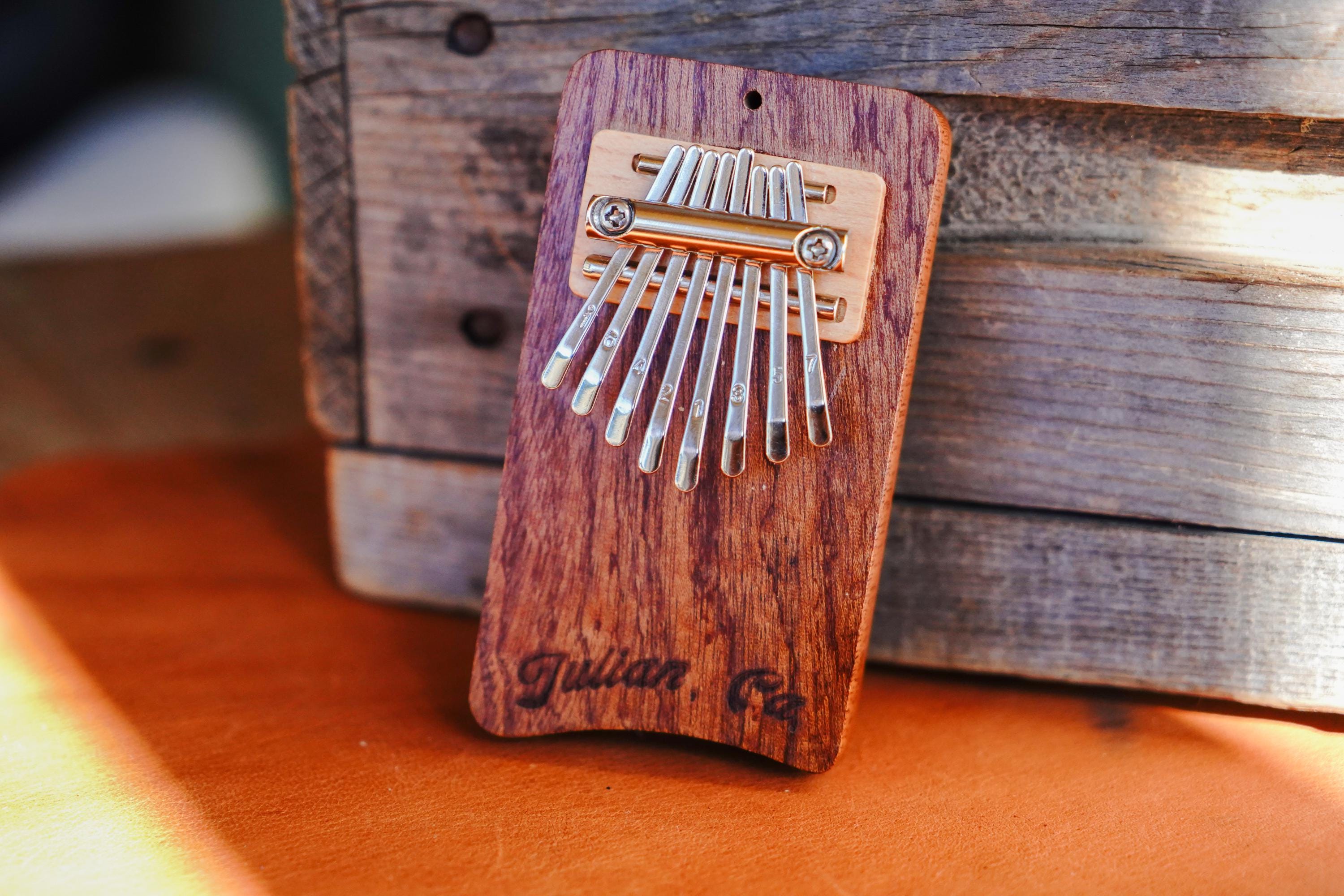 Mini Kalimba Thumb Piano Keychain