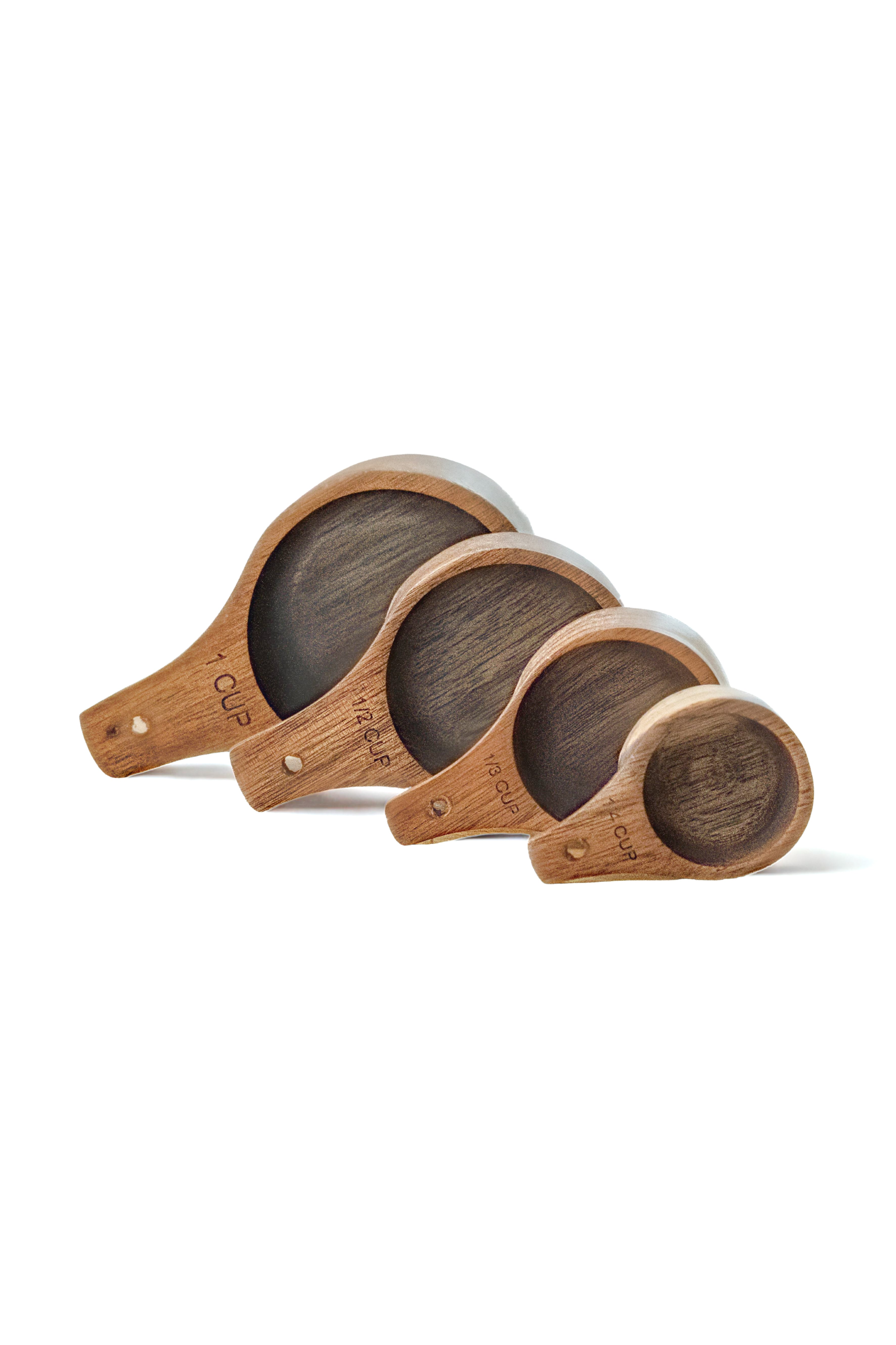 Wooden Measuring Cup Set | Natural Kitchen Tools