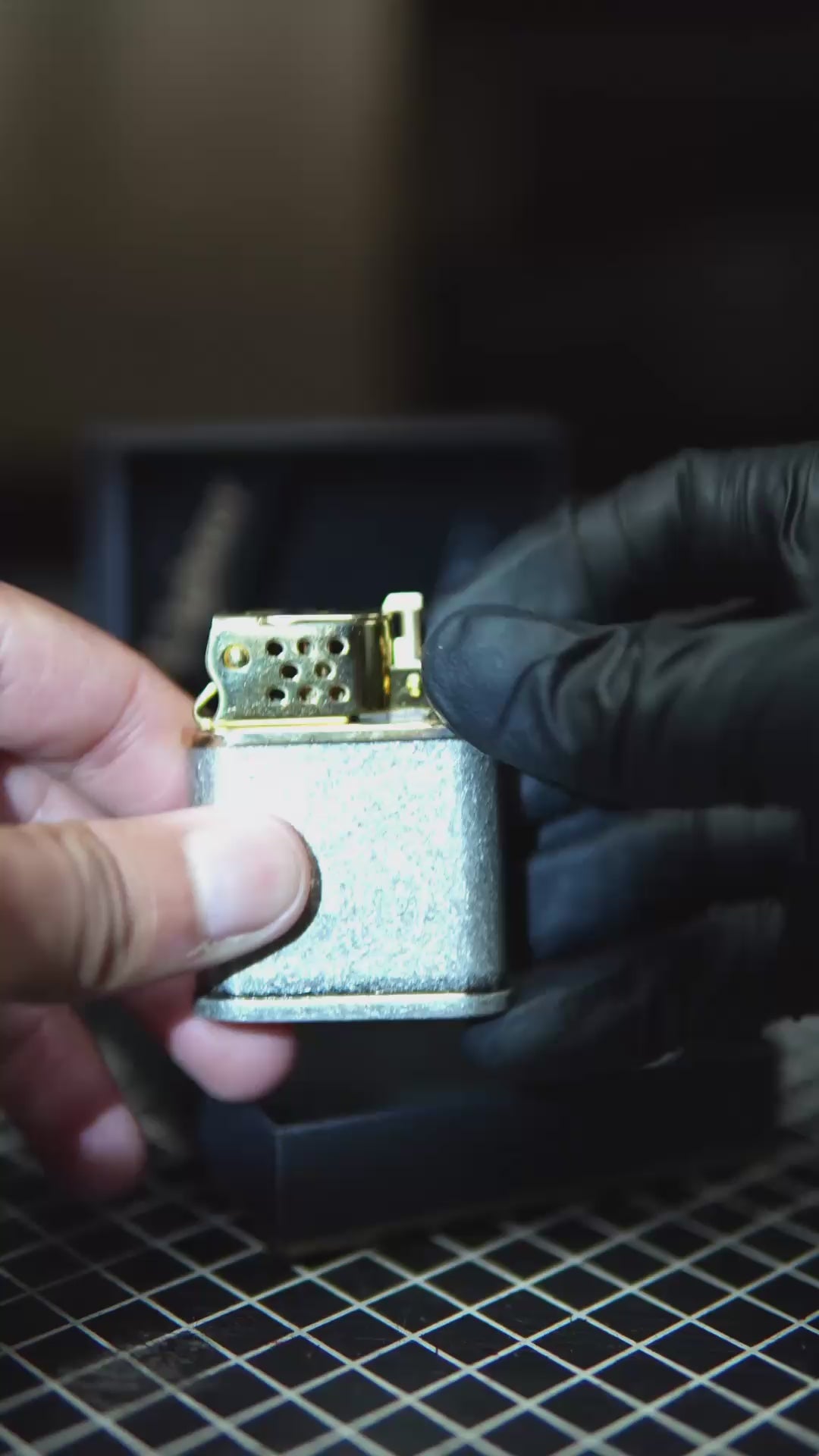 Vintage Brass Trench Lighter