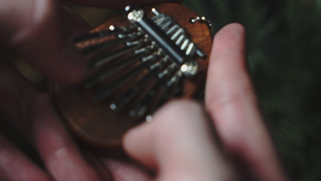 Miniature Personalized Kalimba With Key Chain