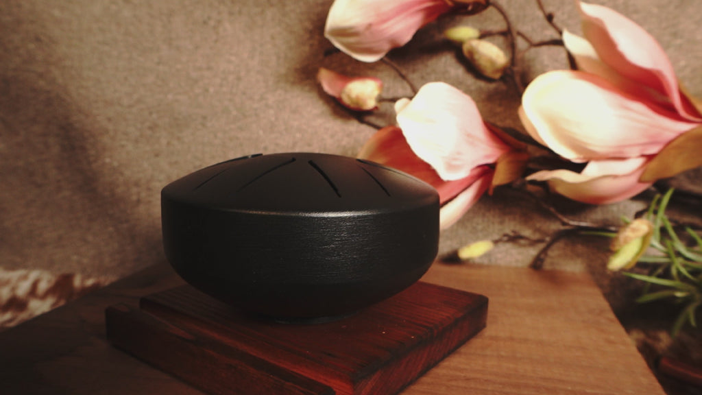 Miniature Steel Tongue Drum for Meditation and Stress Relief
