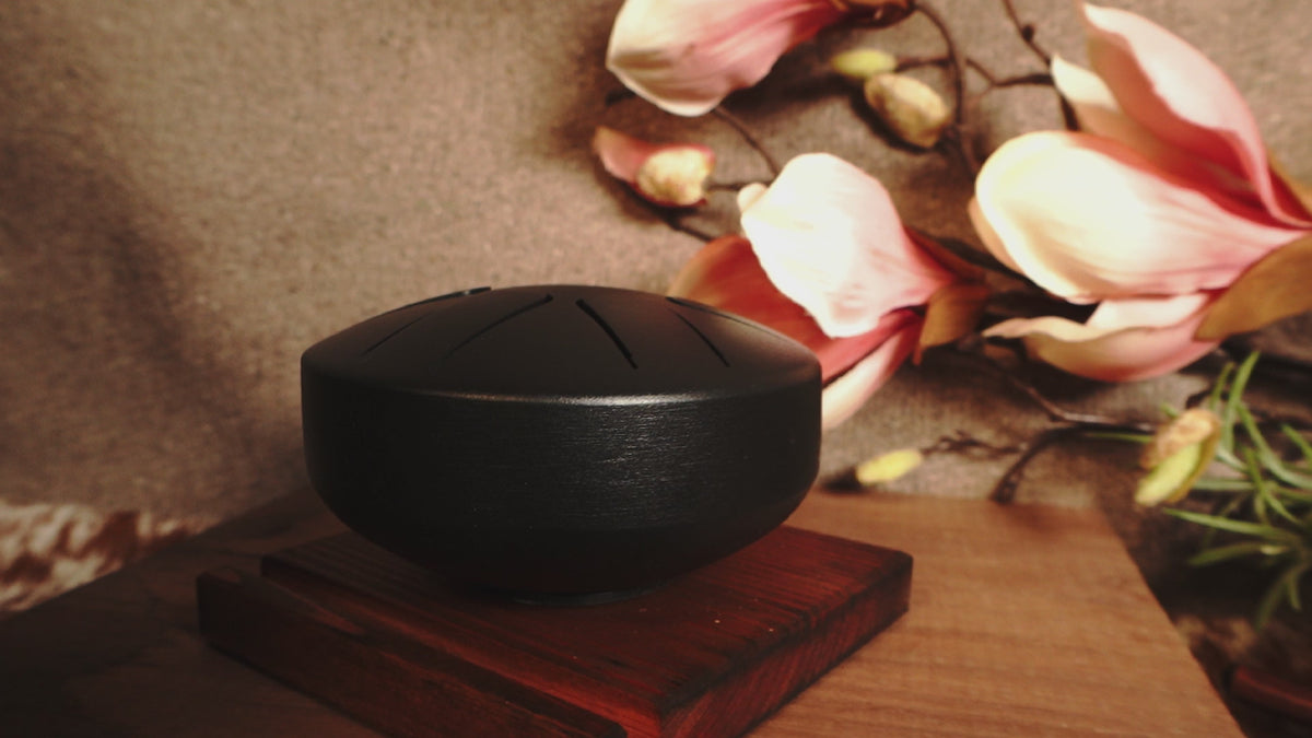 Miniature Steel Tongue Drum for Meditation and Stress Relief