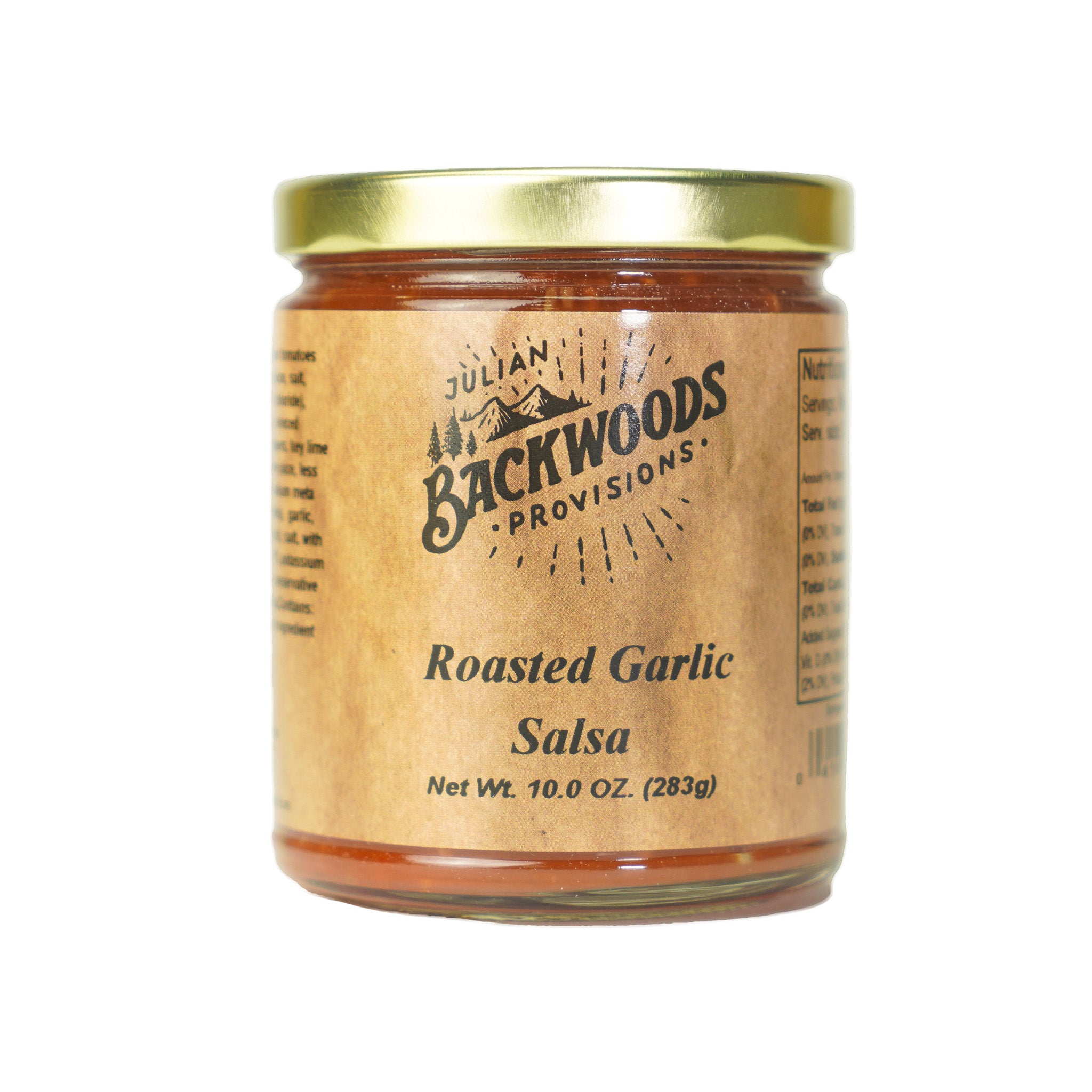 Backwoods Provisions Roasted Garlic Salsa 10 oz