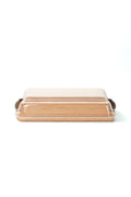 Wood Serving Board with To Go Cover | Covered Cheese & Charcuterie Board