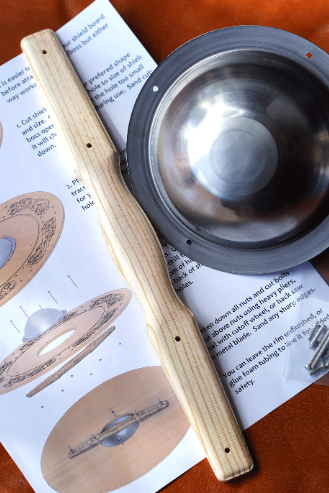 DIY Kids Size Viking Round Shield Umbo / Boss, Handle, and Hardware