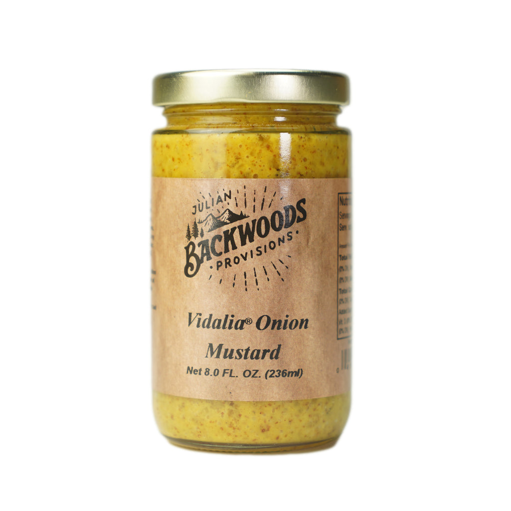 Backwoods Provisions Vidalia Onion Mustard 8 oz
